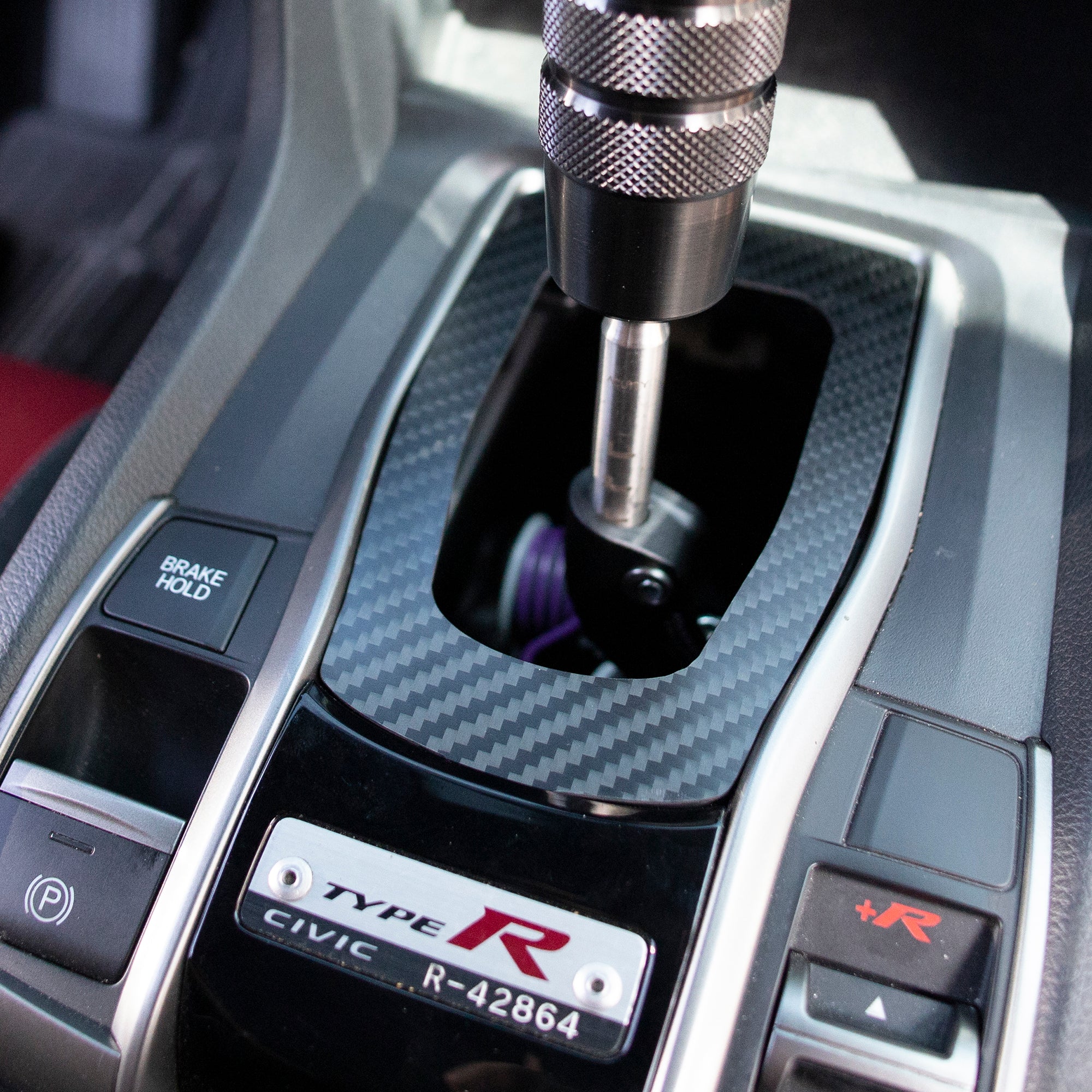 10th Gen Civic Carbon Shifter Plate (FK8 Type R & SI)