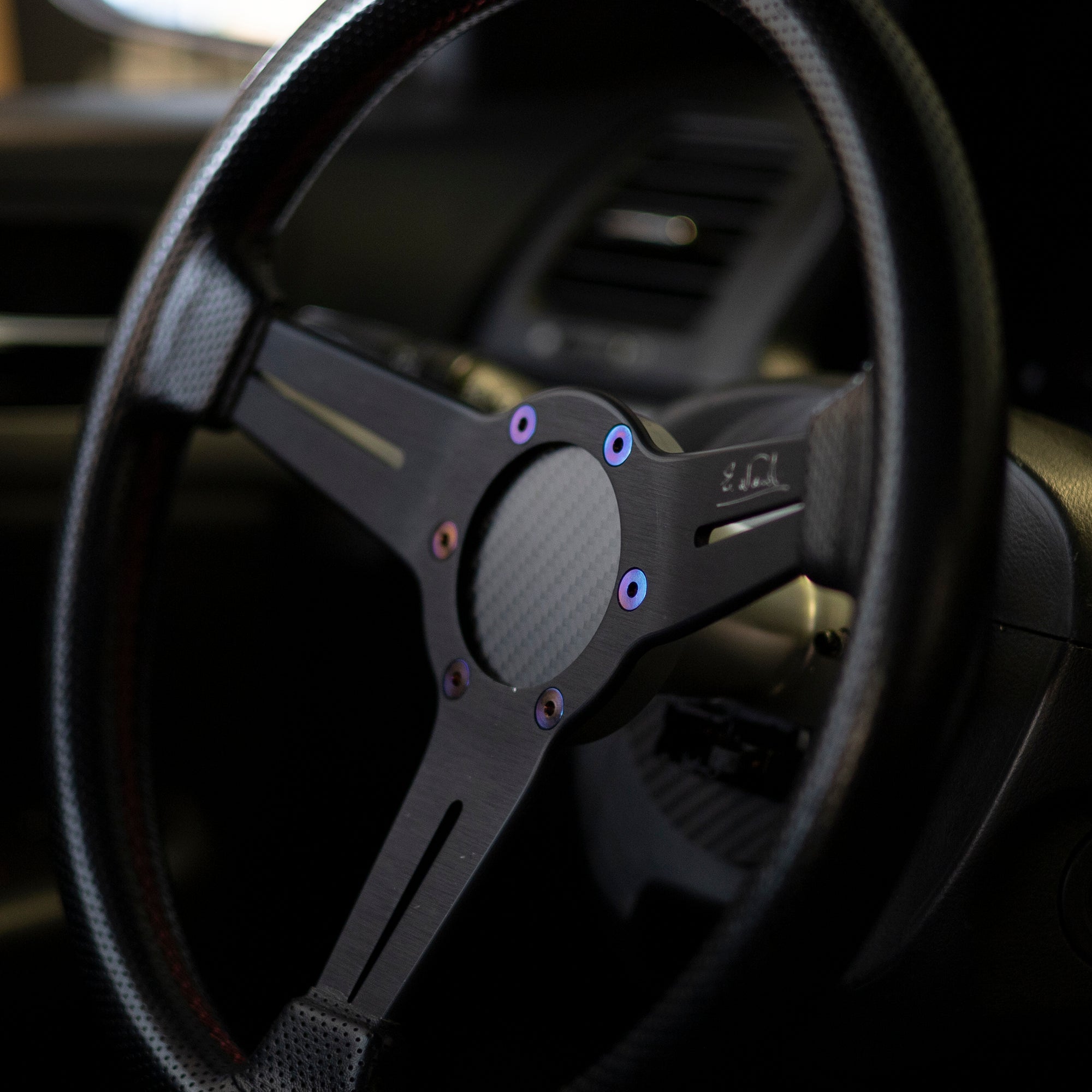 Titanium Steering Wheel Hardware